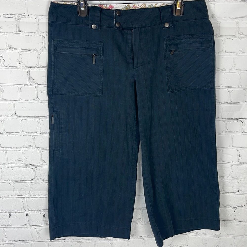 Verdina Cropped Pinstriped Pants